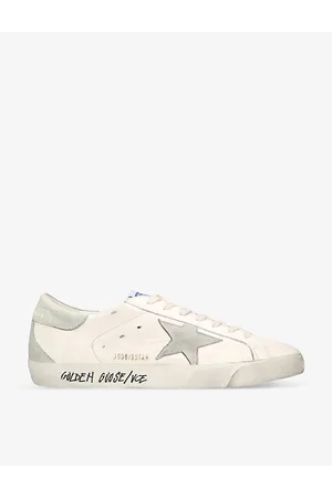 Golden Goose Super Star Star-embroidered Leather Low-top Trainers