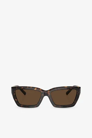 Tiffany & Co. Tf4213 Rectangle-frame Tortoiseshell Acetate Sunglasses
