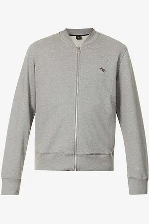 Paul Smith Zebra-embroidered Long-sleeve Organic-cotton Bomber Jacket