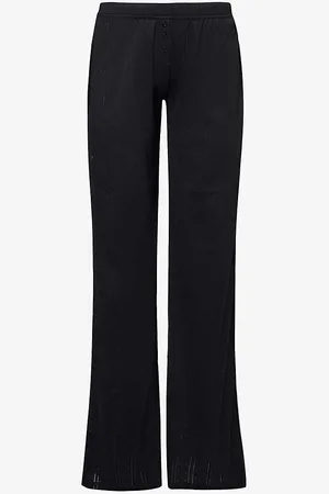 Cou Cou Intimates Pointelle Relaxed-fit Organic-cotton Pyjama Trousers