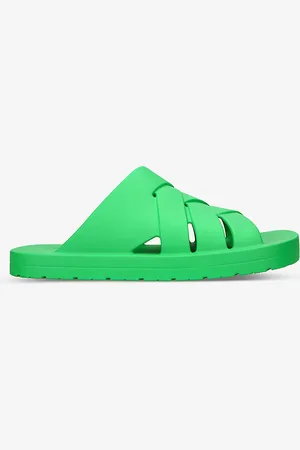 Bottega Veneta Interwoven Rubber Sliders