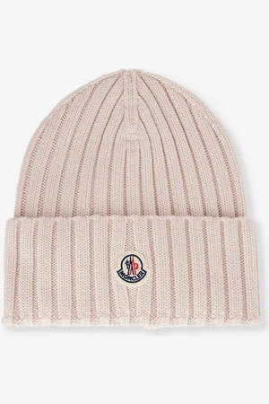 Moncler Brand-tab Ribbed Wool-knit Beanie