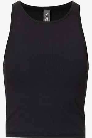 vuori Mudra Brand-patch Stretch-jersey Top