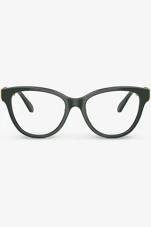 Swarovski Sk2004 Round-frame Gem-embellished Acetate Optical Glasses