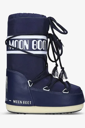 Moon Boot Icon Junior Branded Nylon Snow Boots 3-7 Years