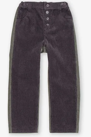 Caramel Erodium Elasticated-waist Stretch-corduroy Trousers 3-12 Years