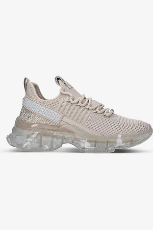 Steve Madden Maxilla-r Rhinestone-embellished Knitted Trainers