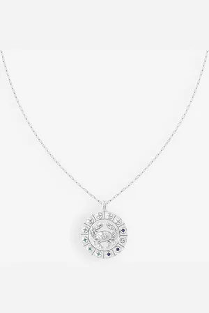 Astrid & Miyu Cancer Bold Zodiac Plated Recycled 925 Sterling- Necklace