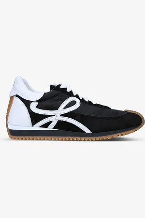 Loewe Flow Runner Monogram Leather and Shell Trainers