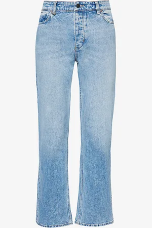 Replay Tapered-leg Mid-rise Stretch-denim Jeans