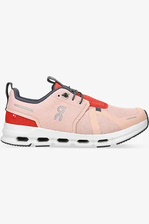 On Running Cloud Sky Logo-print Woven Low-top Trainers 8-12 Years