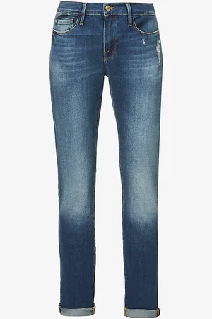 Frame Le Garcon Mid-rise Straight Jeans