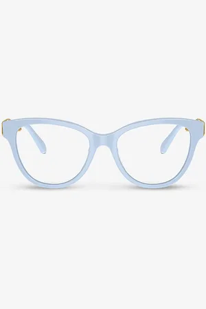 Swarovski Sk2004 Round-frame Gem-embellished Acetate Optical Glasses