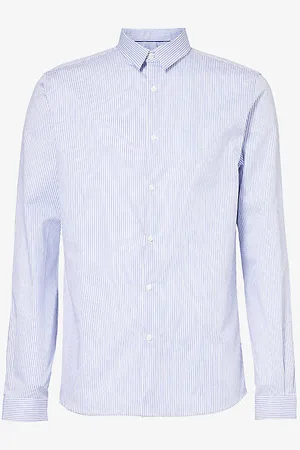 IKKS Striped Slim-fit Cotton Shirt