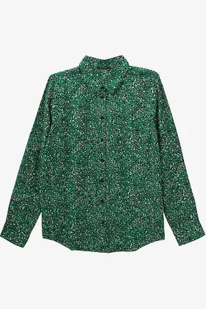 IKKS Leopard-print Woven Shirt