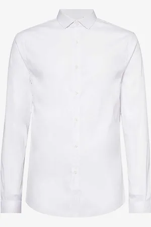 IKKS Slim-fit Stretch-cotton Blend Shirt