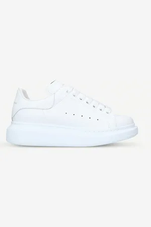 Alexander McQueen Men’s Show Leather Platform Trainers