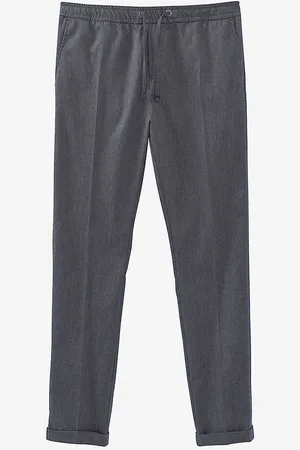 IKKS Elasticated-waist Straight-leg Woven Trousers