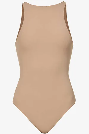 SKIMS Fits Everybody High-neck Stretch-woven Body