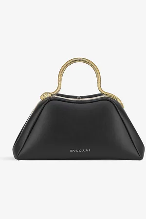 Bvlgari Serpentine Leather Top-handle Bag