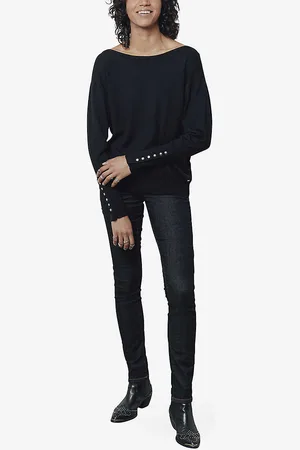 IKKS Reversible V-neck Knitted Cardigan