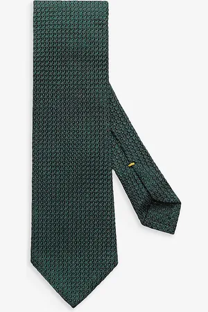 Eton Textured Woven Silk Tie