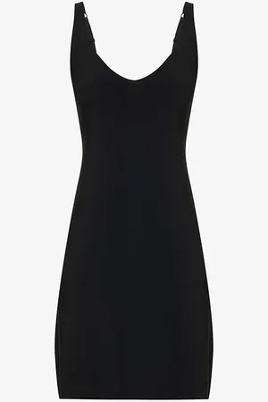 Wolford Sleeveless V-neck Stretch-woven Mini Dress