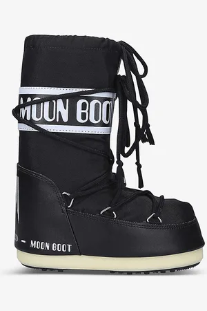 Moon Boot Icon Junior Branded Nylon Snow Boots 3-7 Years