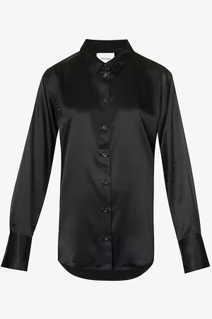 Frame The Standard Regular-fit Stretch-silk Shirt