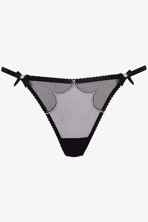 Agent Provocateur Lorna High-rise Mesh Thong