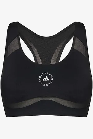 adidas Training Yoga Essentials low support sports bra in grey
