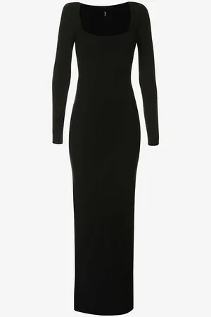 SKIMS Soft Lng Rib Ls Dress