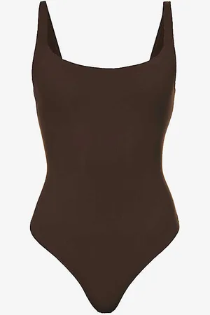 SKIMS Fits Everybody Square-neck Stretch-jersey Body