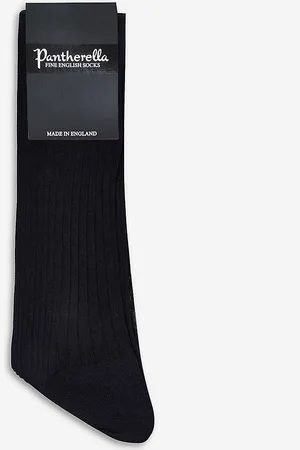 Pantherella Cotton Ribbed Knee-high Socks