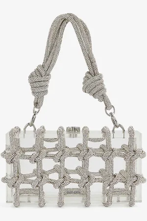Cult Gaia Bess Rhinestone-embellished Acrylic Shoulder Bag