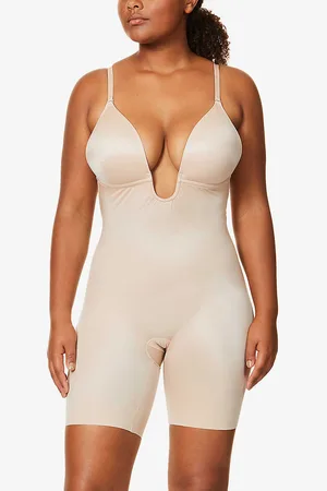 Spanx Suit Your Fancy Plunge Stretch-jersey Body