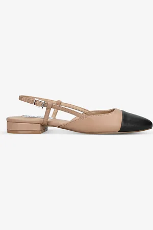 Steve Madden Belinda 217 Contrast-panel Leather Slingback Pumps