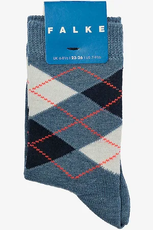 Falke Classic Argyle Stretch-cotton Blend Socks