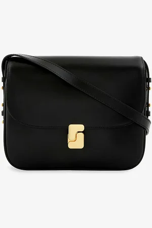 Soeur Belissima Maxi Branded-buckle Leather Cross-body Bag