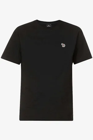 Paul Smith Zebra-embroidered Crewneck Organic-cotton T-shirt