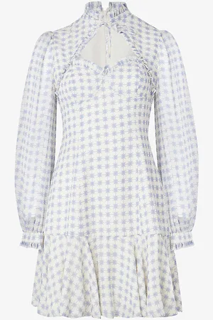 By Malina Lucille Floral-print Woven Mini Dress