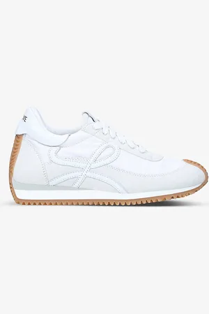 Loewe Flow Runner Monogram Leather and Shell Trainers