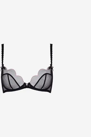 Agent Provocateur Lorna Scalloped Mesh Underwired Bra