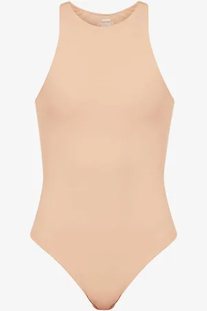 SKIMS Fits Everybody High-neck Stretch-woven Body
