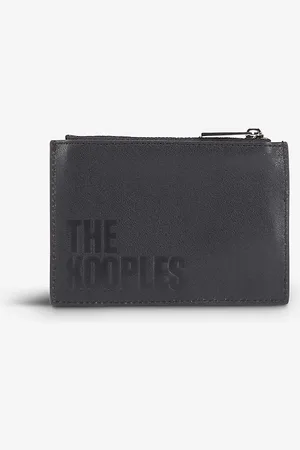 The Kooples Brand Logo-embossed Leather Wallet