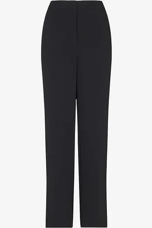 Whistles Ultimate High-rise Full-length Recycled-polyester Trousers