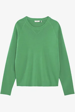 IKKS Round-neck Relaxed-fit Wool-blend Jumper