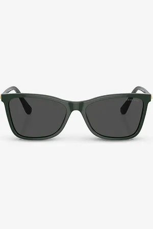 Swarovski Sk6004 Rectangle-frame Acetate Sunglasses