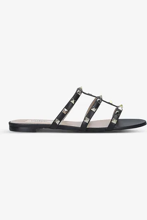 VALENTINO GARAVANI Rockstud Leather Sliders