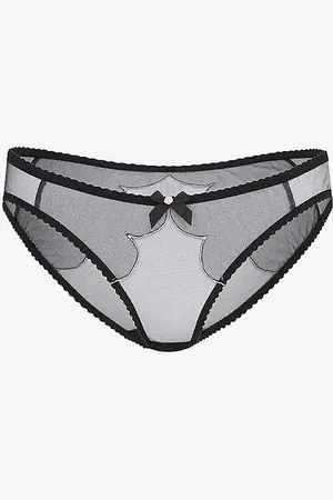 Agent Provocateur Lorna Mid-rise Mesh Briefs